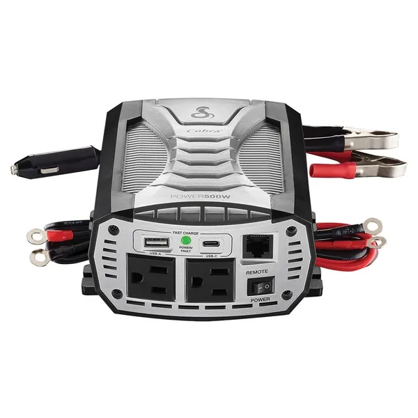 COBRA ELECTRONICS CBRCPI500W - Cobra 500W Power Inverter for Vehicle and Home Use