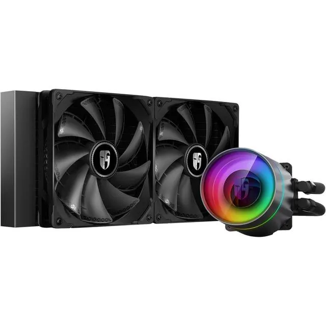 DEEPCOOL CASTLE 280EX — DEEPCOOL CASTLE 280EX AIO Liquid CPU Cooler with RGB