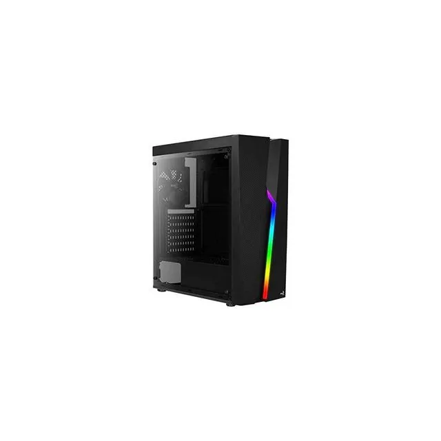 AeroCool BOLT-G-BK-V1 - Bgears b-Draco 5907 RGB Mid Tower Case with Tempered Glass