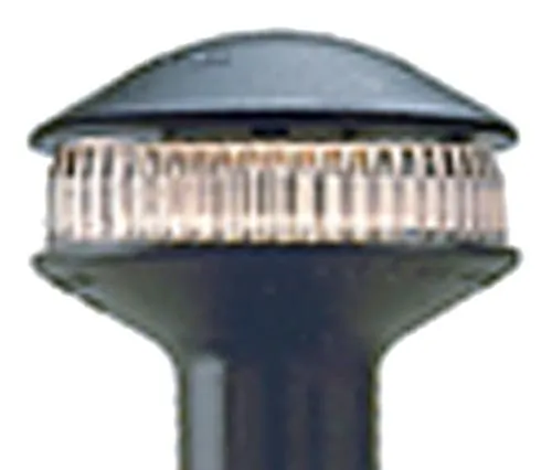 Perko 1634DP0CHR — Perko Fold Down All-Round Frosted Globe Pole Light - Horizontal Mount - White