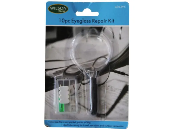 bulk buys GE441 - 10-Piece Eyeglass Repair Kit with Tools and Accessories