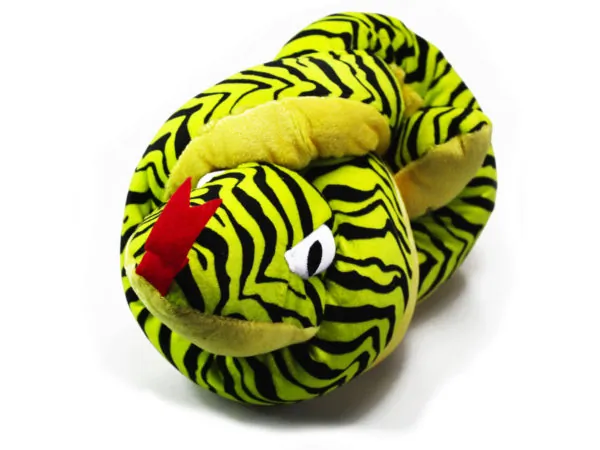 bulk buys FB802 - Cozy Zebra Print Plush Snake for Kids