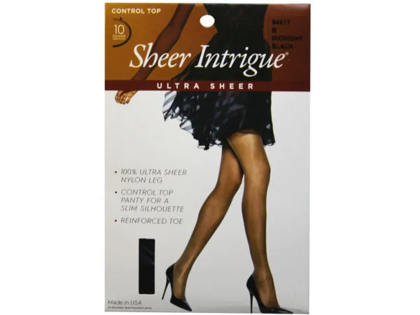 bulk buys GW844 - Ultra Sheer Control Top Pantyhose - Size D & B