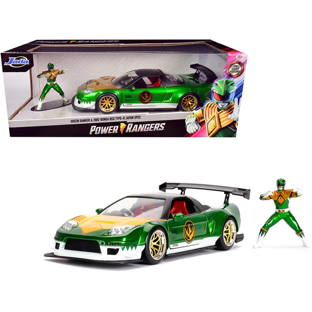 Jada Toys 31909 - 2002 Honda NSX Type-R Japan Spec and Green Ranger Diecast Fi