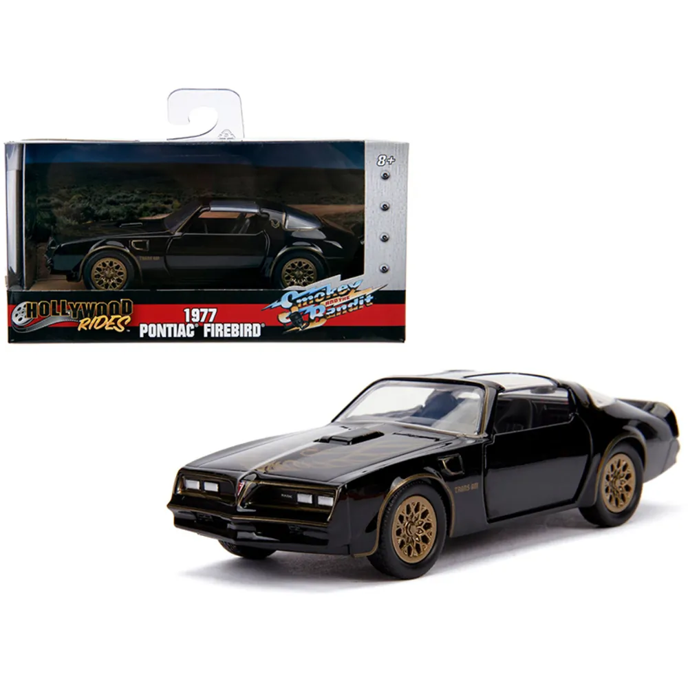 Jada Toys 31061 — 1977 Pontiac Firebird Black Diecast Model - Smokey and the Bandit