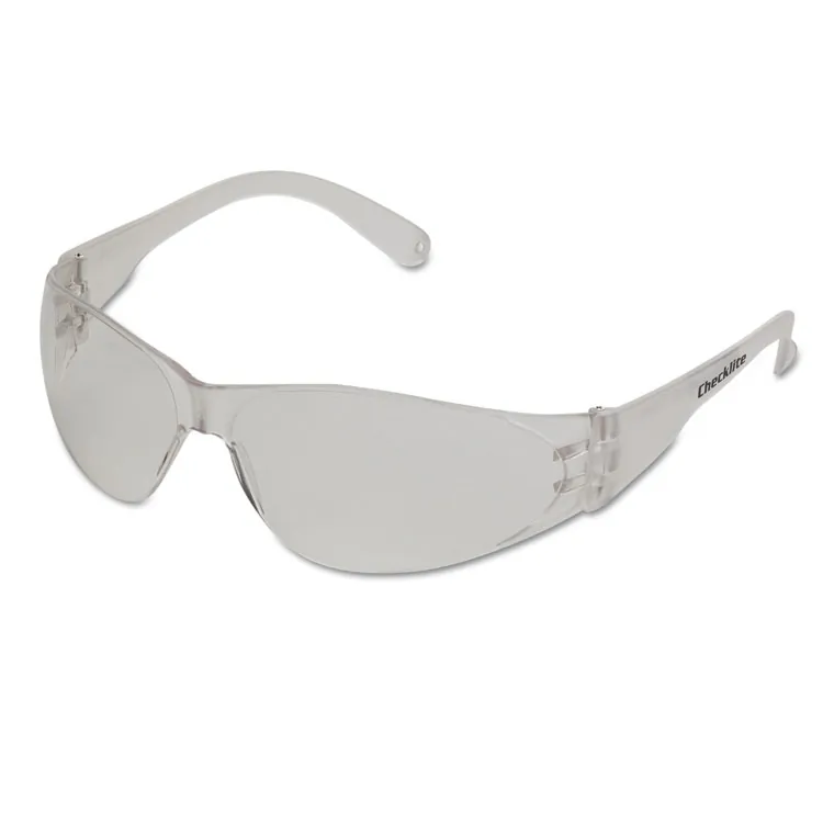 MCR SAFETY MCS CL110AF — Crews Checklite Anti-fog Safety Glasses - Anti-fog, Scratch Resistant, Lightweight - Ultraviolet Protection - Polycarbonate Lens - Clear - 1 Each