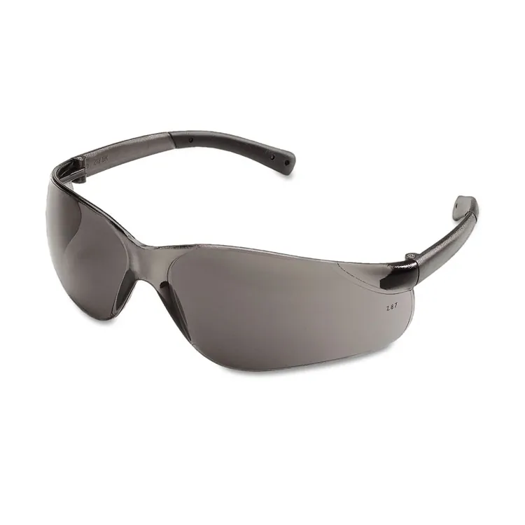 MCR SAFETY MCS CRWBK110 — Crews BearKat Safety Glasses - Comfortable, Scratch Resistant, Lightweight, Side Shield, Adjustable Temple, Non-Slip Temple - Ultraviolet Protection - Rubber, Polycarbonate Lens, Polycarbonate Frame - Clear - 1 Each