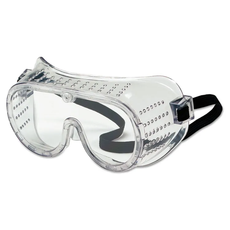 MCR SAFETY MCS CRW2230R — Crews Safety Goggles - Comfortable, Indirect Ventilation, Latex-free, Scratch Resistant - Debris, Flying Particle, Ultraviolet Protection - Polyvinyl Chloride (PVC) Frame, Rubber Strap, Polycarbonate Lens - Clear - 1 Each