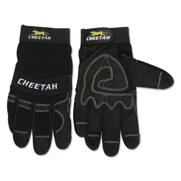 MCR SAFETY 935CHXL - GLOVES,CHEETAH,BK