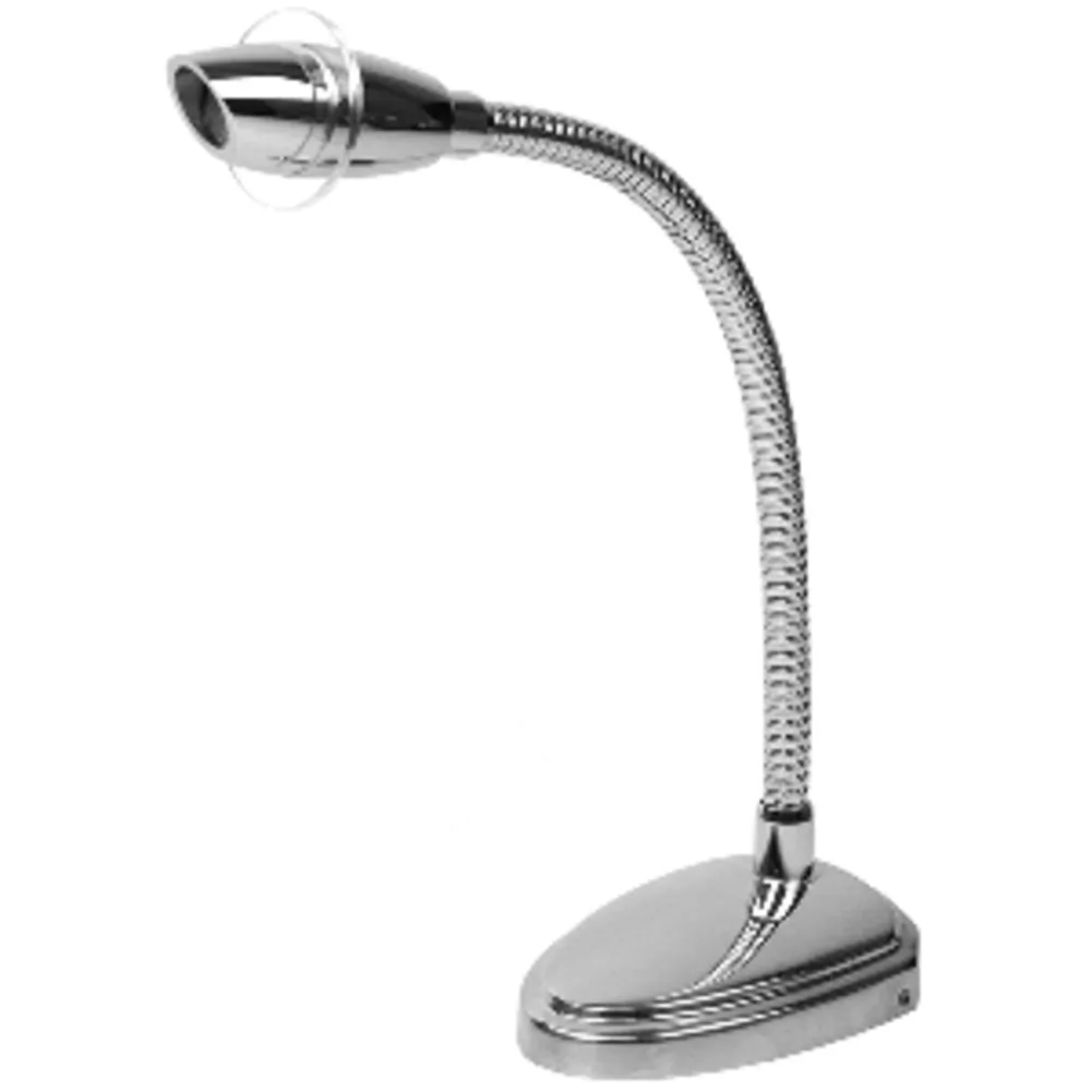 SeaDog 404546-1 — Sea-Dog Deluxe High Power LED Reading Light Flexible w/Touch Switch - Cast 316 Stainless Steel/Chromed Cast Aluminum