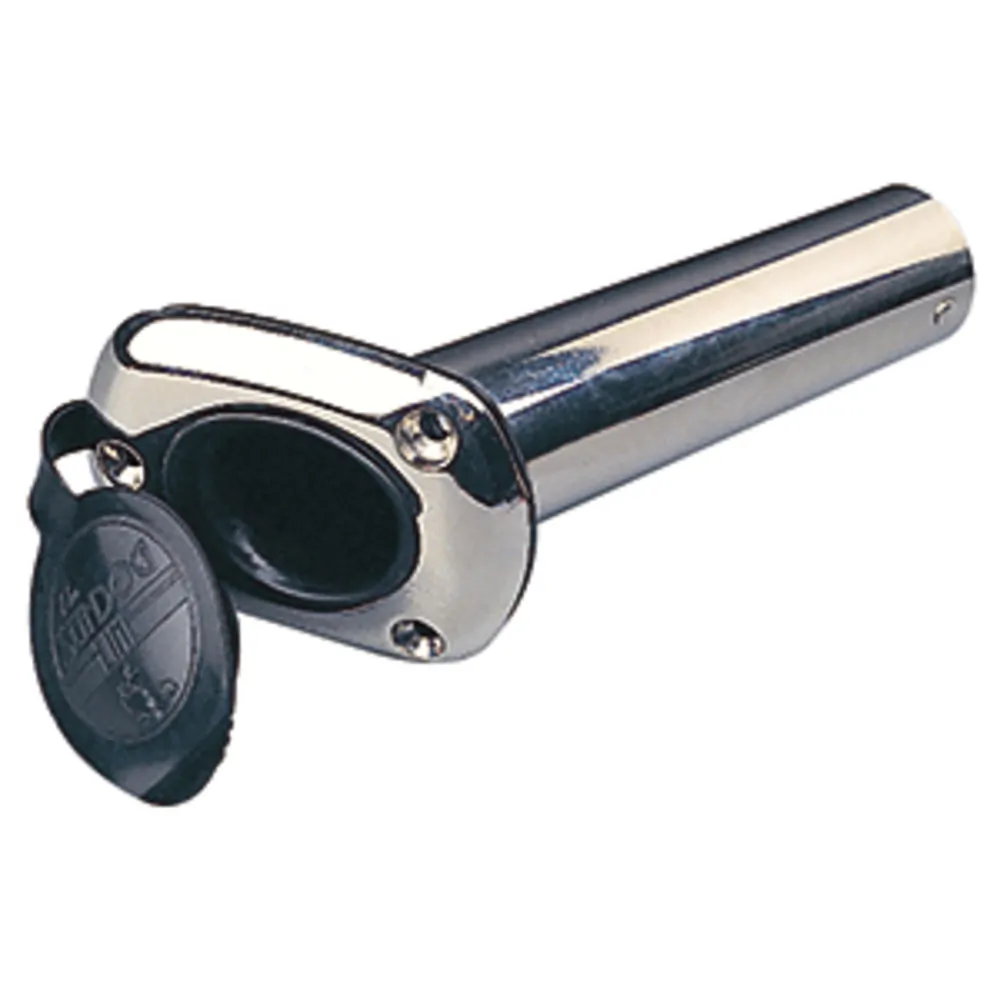 SeaDog 325235-1 — Sea-Dog Cast Stainless Steel Flush Mount Rod Holder w/Cap - 30°