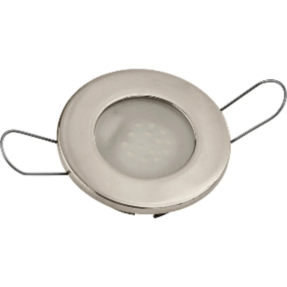 SeaDog 404232-3 — Sea-Dog LED Overhead Light - Brushed Finish - 60 Lumens - Frosted Lens - Stamped 304 Stainless Steel