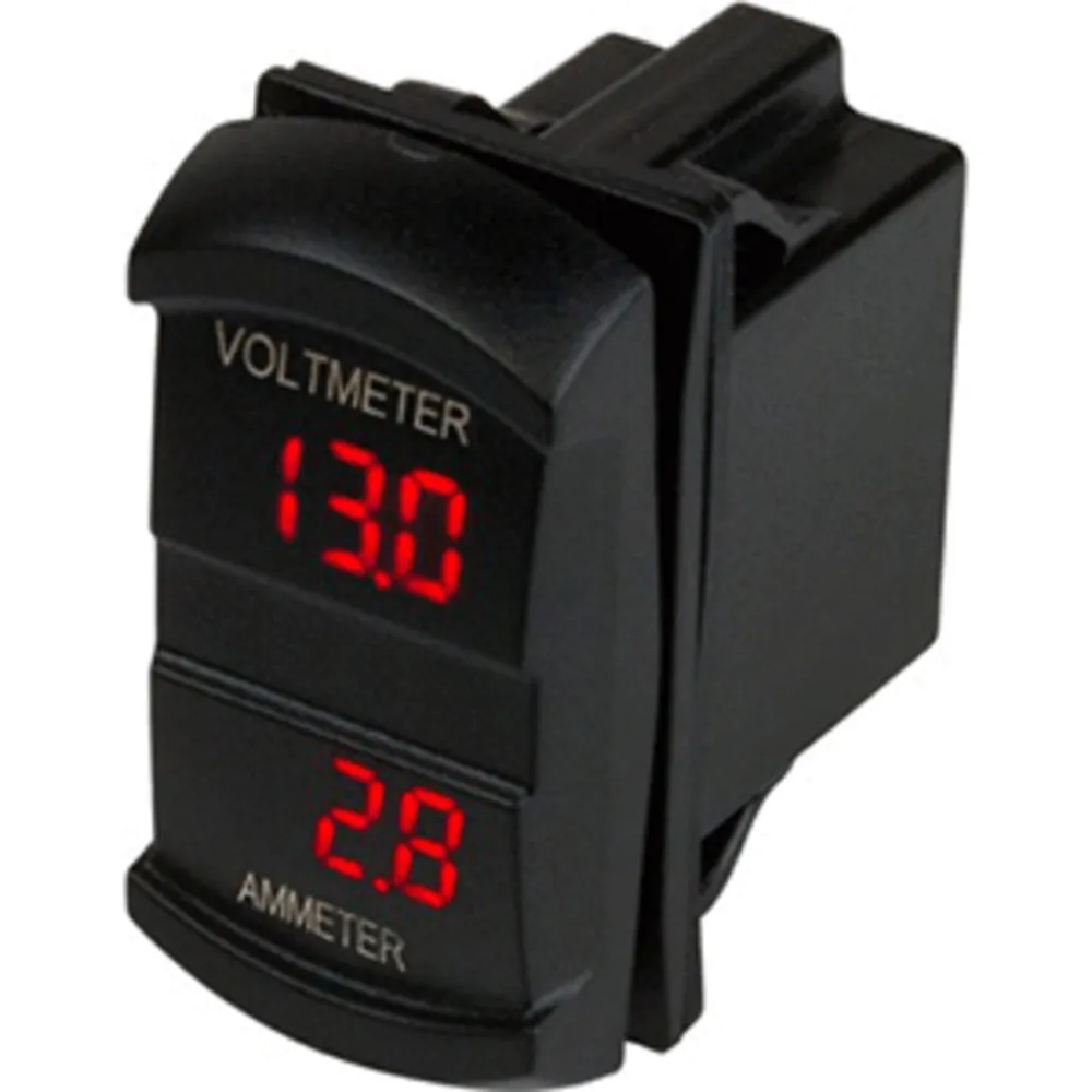SeaDog 421645-1 — Sea-Dog Dual Volt/Amp Meter Rocker Style Switch