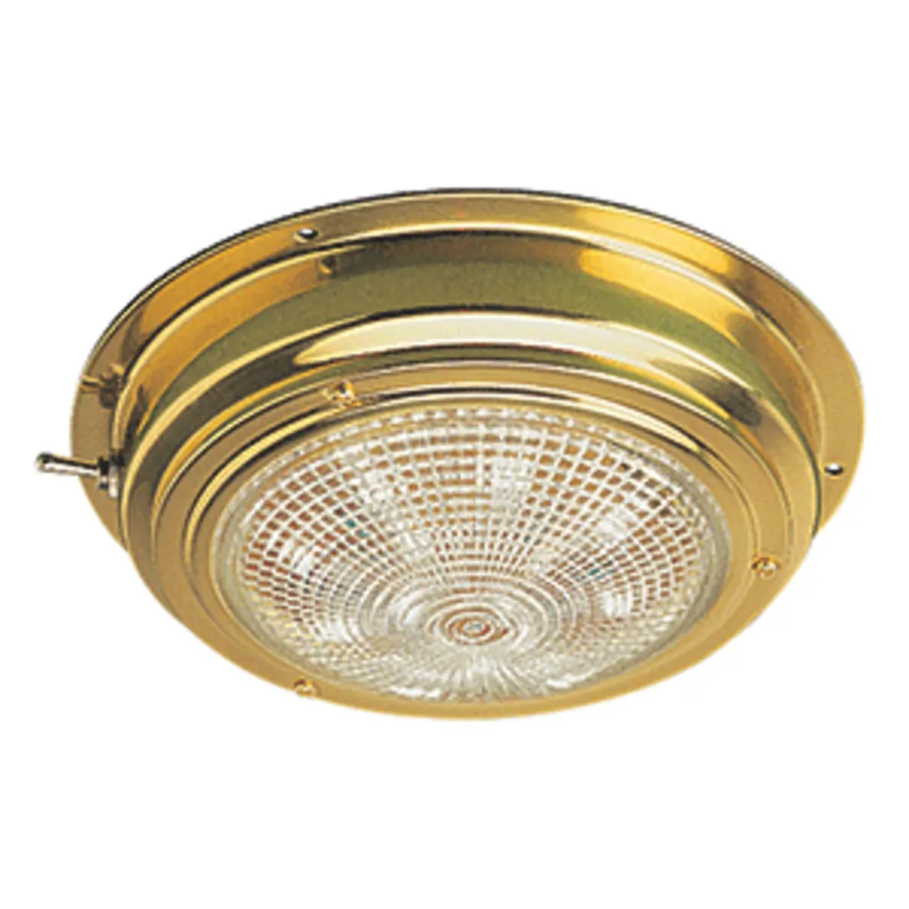 SeaDog 400198-1 — Sea-Dog Brass LED Dome Light - 4" Lens