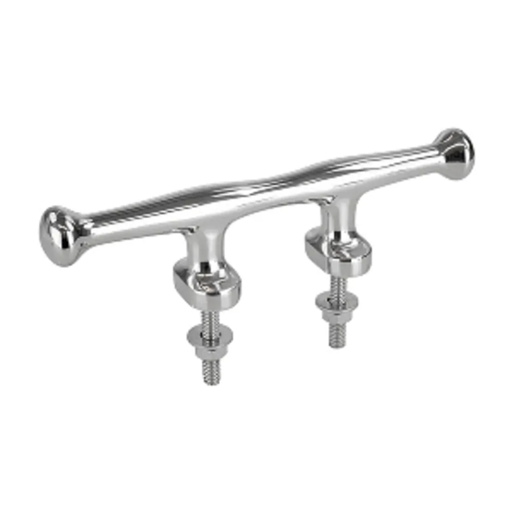 SeaDog 041666-1 — Sea-Dog Smart Cleat 6" Stud Mount Investment Cast 316 Stainless Steel. Easy line tie-off in a classic style. Knob end prevents lines from easily slipping off and minimizes potential collision injuries. Stud mounted fasteners are hidden.