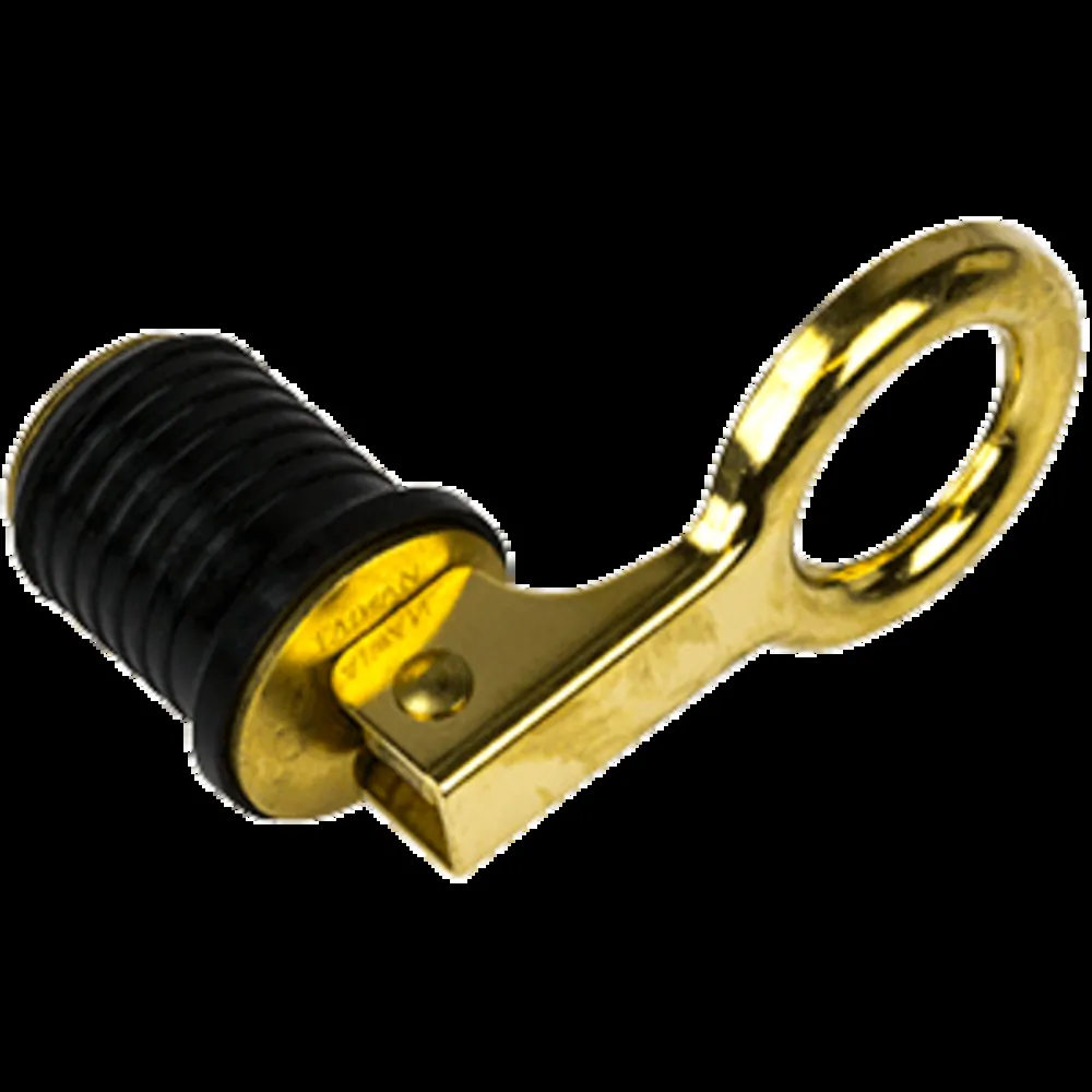 SeaDog 520072-1 — Sea-Dog Brass Snap Handle Drain Plug - 1-1/4"