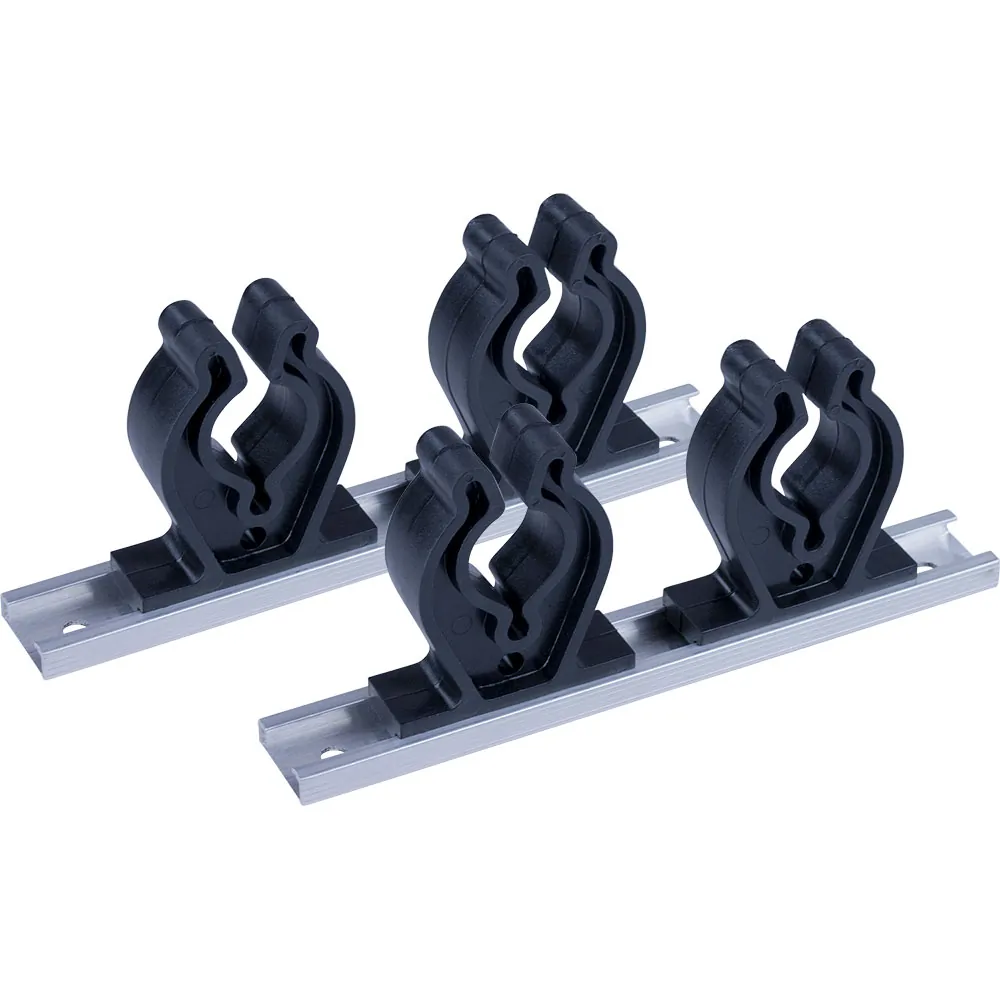 SeaDog 325044-1 — Versatile 7" Track Rod Holder with 4 Secure Rod Clips
