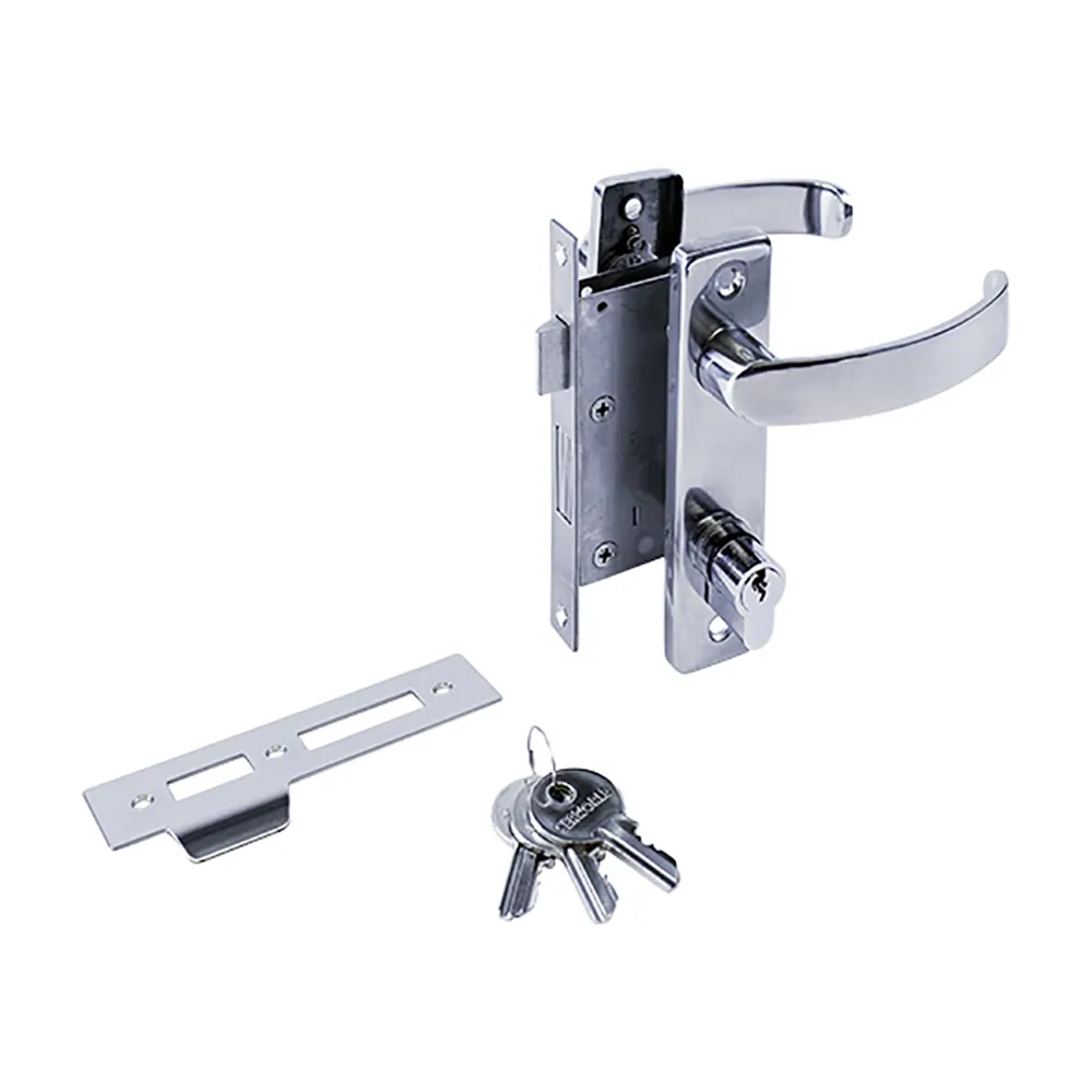 SeaDog 221615-1 — Locking Door Handle Latch - Polished 316 Stainless Steel
