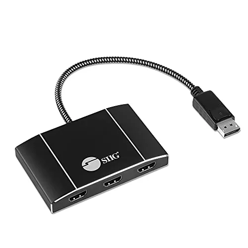Siig CE-DP0Q11-S1 — STREAMING COMPATIBLE BOOST YOUR PRODUCTIVITY BY CONNECTING 3 HDMI DISPLAYS TO SI