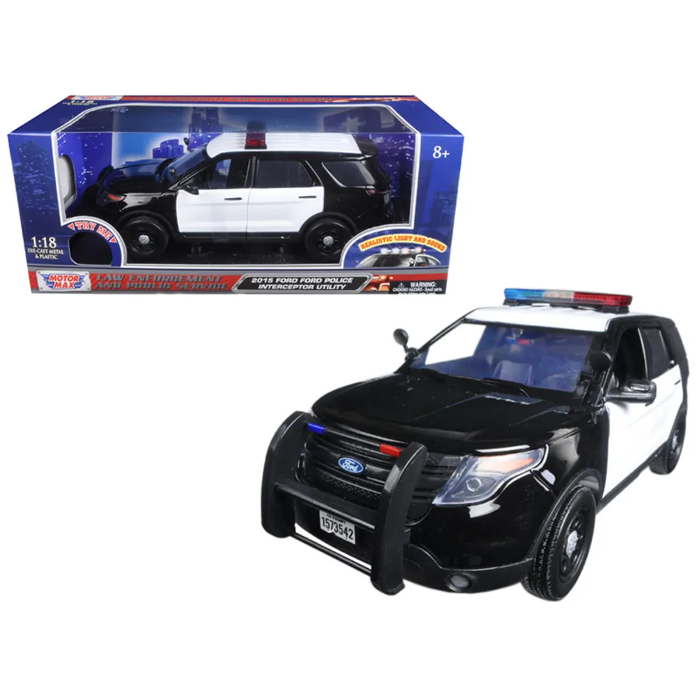 Motormax 73996 — 2015 Ford Police Interceptor Utility Diecast Model Car