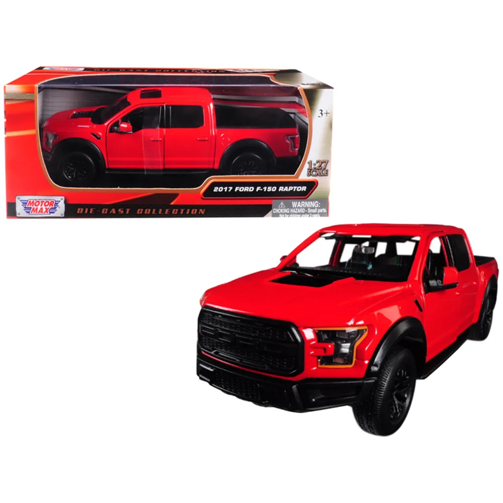 Motormax 79344bl — 1:27 Scale 2017 Ford F-150 Raptor Blue Diecast Model