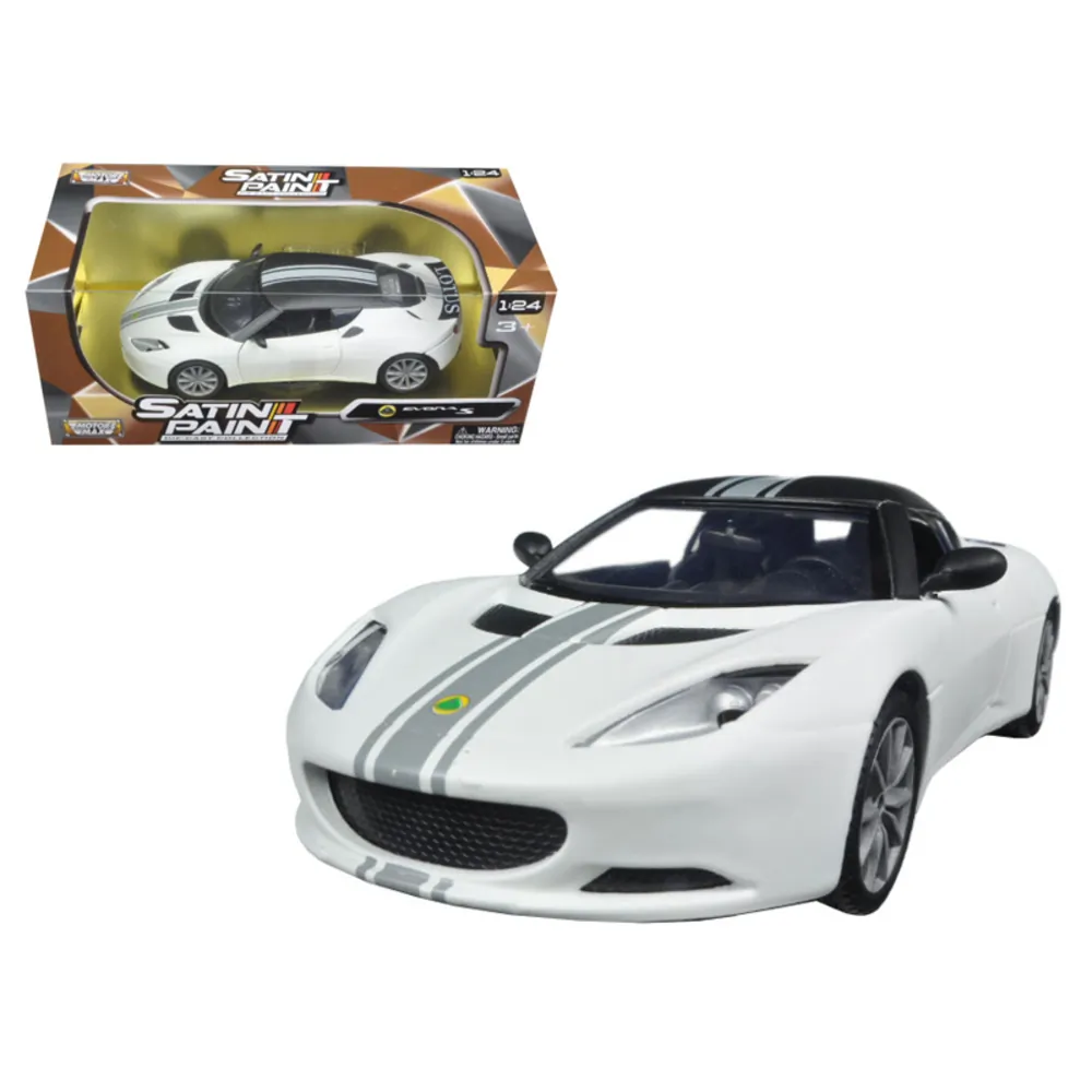 Motormax 79505 — Lotus Evora S Diecast Model Car - Matt White Finish 1:24