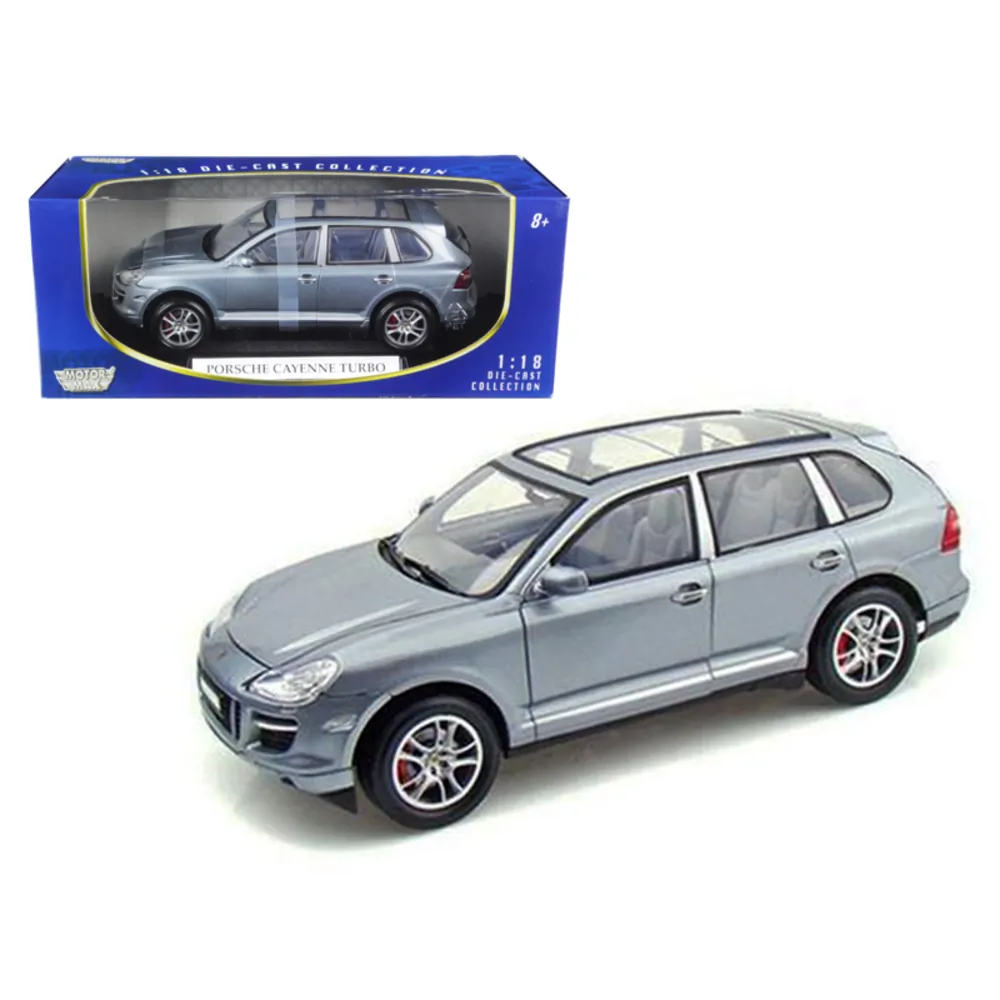 Motormax 73179bk — 2008 Porsche Cayenne Turbo 1:18 Diecast Model Car - Black