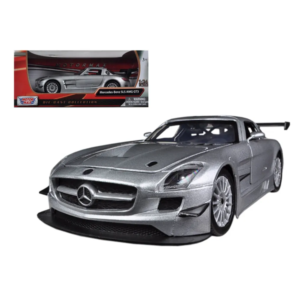 Motormax 73356s — Mercedes Benz SLS AMG GT3 Red 1/24 Diecast Model Car by Motormax 73356r
