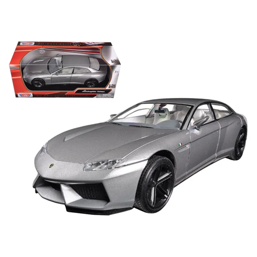 Motormax 73366gry — Lamborghini Estoque Grey 1/24 Scale Diecast Model Car
