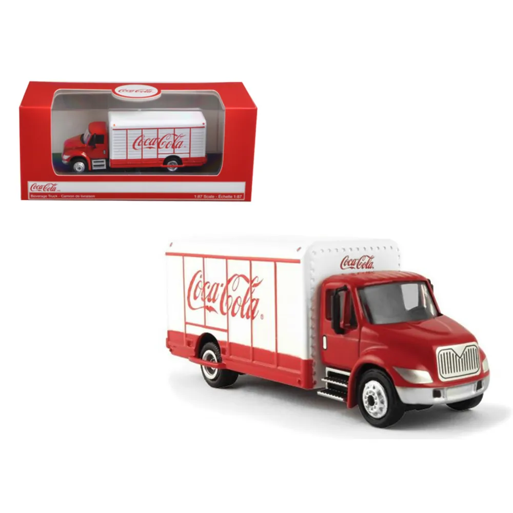 Motorcity Classics 870001 — Coca-Cola Red and White Beverage Truck Diecast Model 1/87
