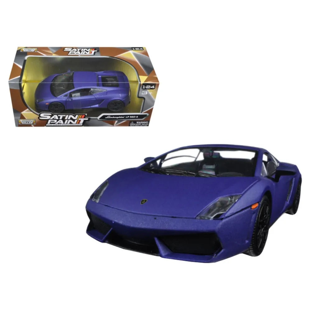 Motormax 79504 — Lamborghini Gallardo LP 560-4 Diecast Model Car - Matt Purple 1/24