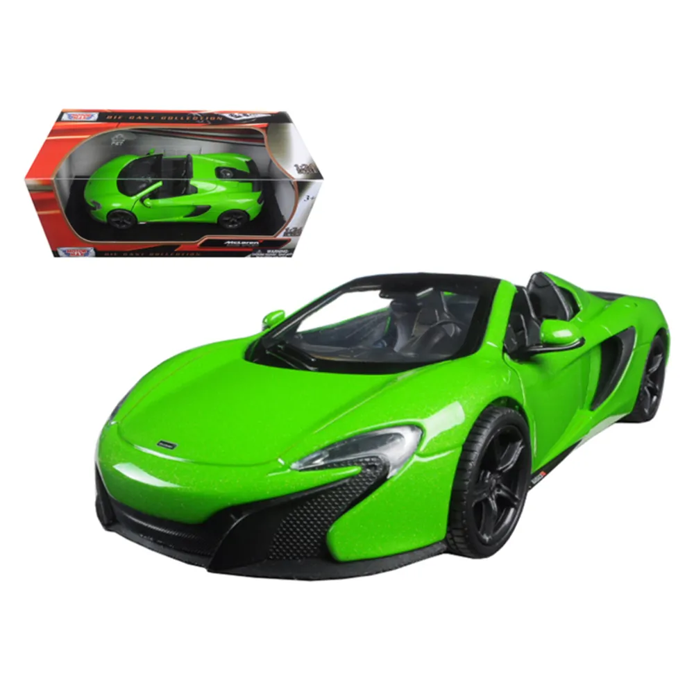 Motormax 79326grn — McLaren 650S Spider Orange 1/24 Diecast Model Car