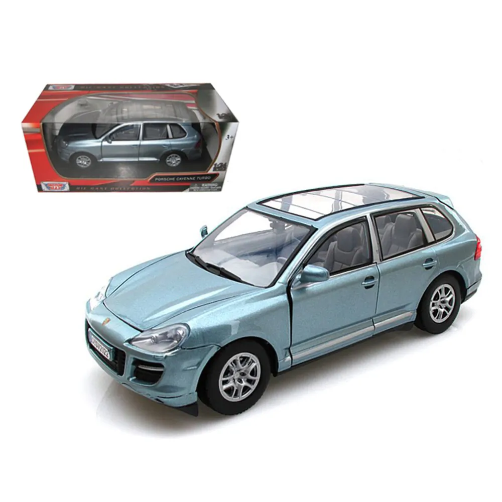 Motormax 73345gry — Porsche Cayenne Turbo Grey 1/24 Diecast Model by Motormax