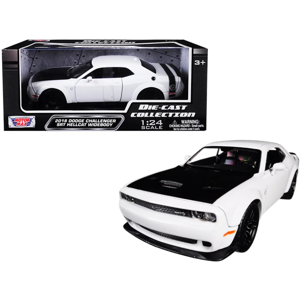 Motormax 79350w — 2018 Dodge Challenger SRT Hellcat Widebody Diecast Model Car