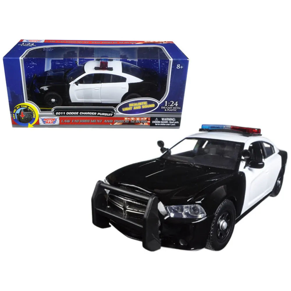 Motormax 79533 — Dodge Charger Pursuit Police Car Diecast Model 1/24 Scale