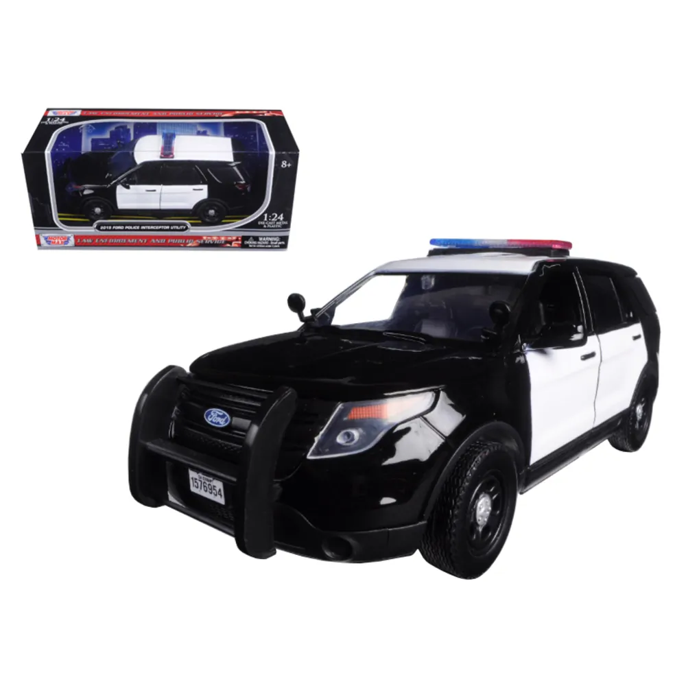Motormax 76958 — 2015 Ford Police Interceptor 1/24 Scale Diecast Model