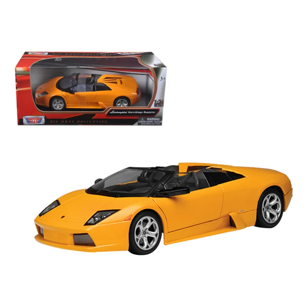 Motormax 73316or — Motormax 1/24 Scale Lamborghini Murcielago Roadster - Yellow