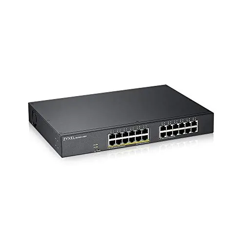 ZYXEL GS1900-24EP — GS1900-24EP - 24 PORT GBE POE+ L2 WEB MANAGED SWITCH 12 POE/12 GIGABIT (130W)