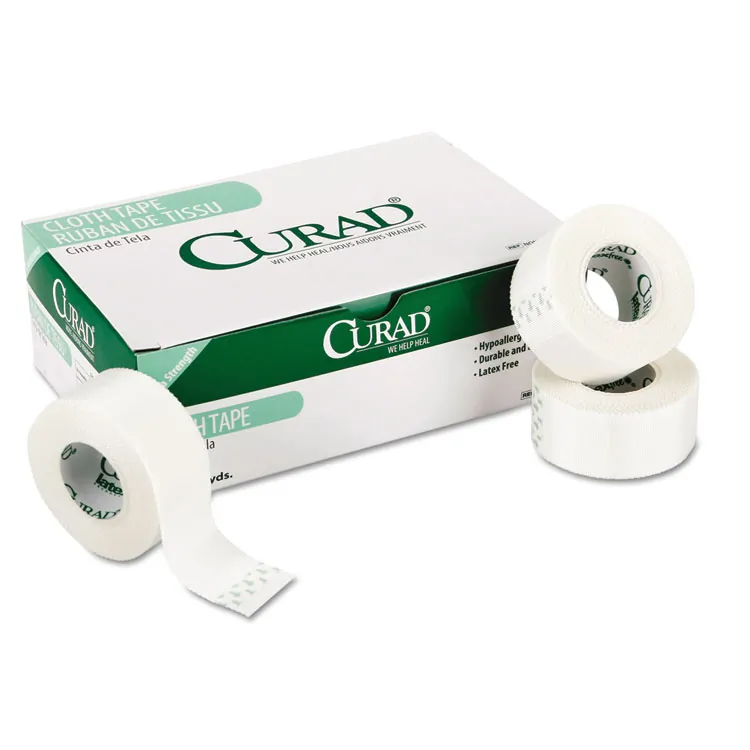 MEDLINE INDUSTRIES INC MII NON270102 — Curad Cloth Silk Adhesive Tape - 10 yd Length x 2 Width - Cloth - 6 / Box - White