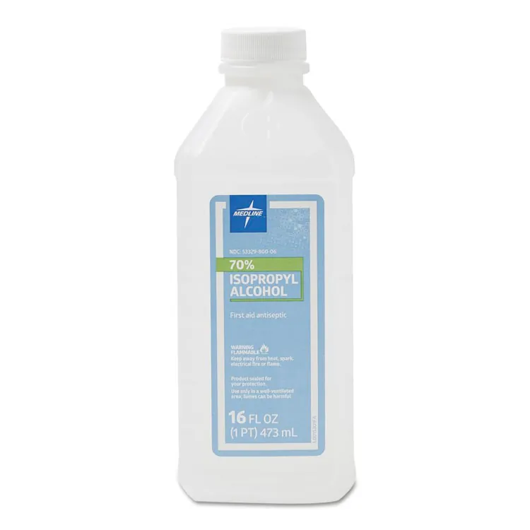 MEDLINE INDUSTRIES INC MII MDS098003Z — Medline Isopropyl Rubbing Alcohol - For Cut, Scrape, Burn - 1 Each