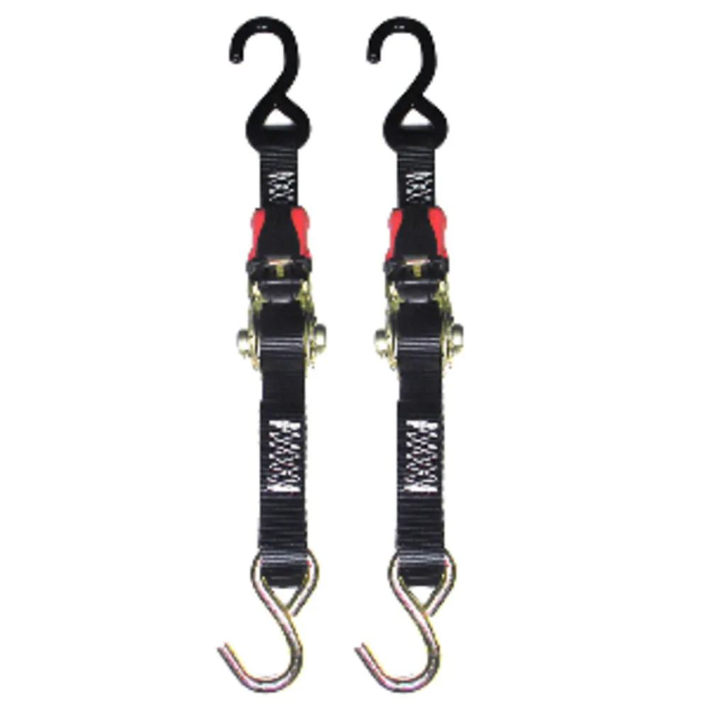 Rod Saver RTD6 — Rod Saver Rubber Ratchet Tie-Down - 1" x 6' - Pair