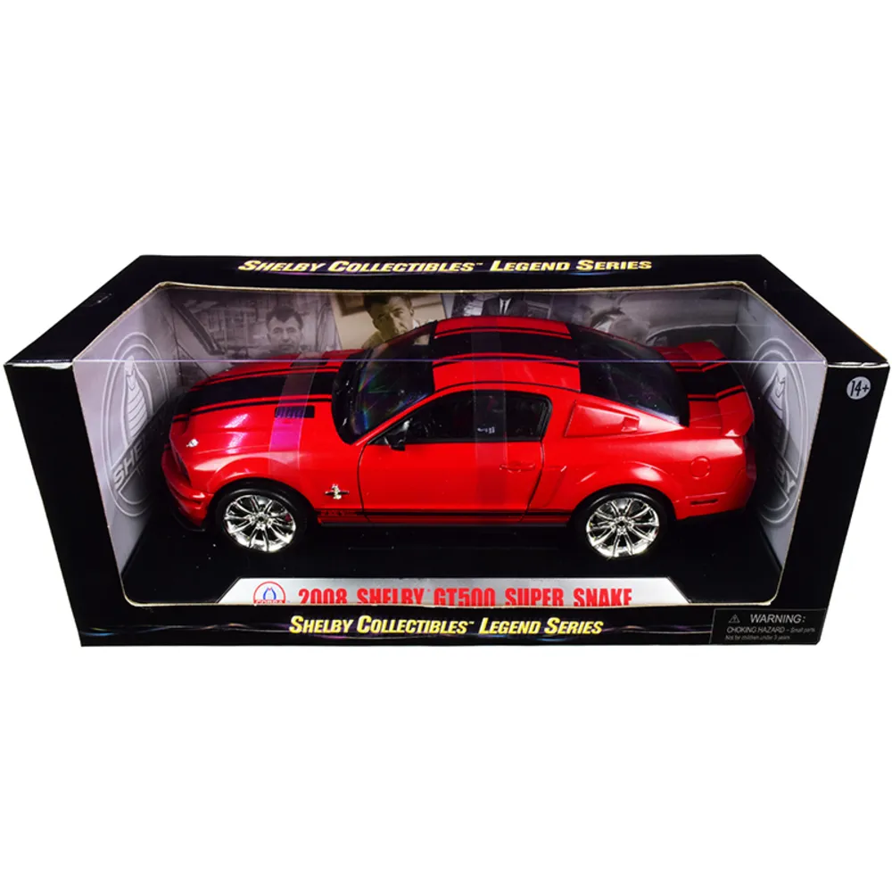 Shelby Collectibles SC313 — 2008 Ford Shelby Mustang GT500 Super Snake Diecast Model