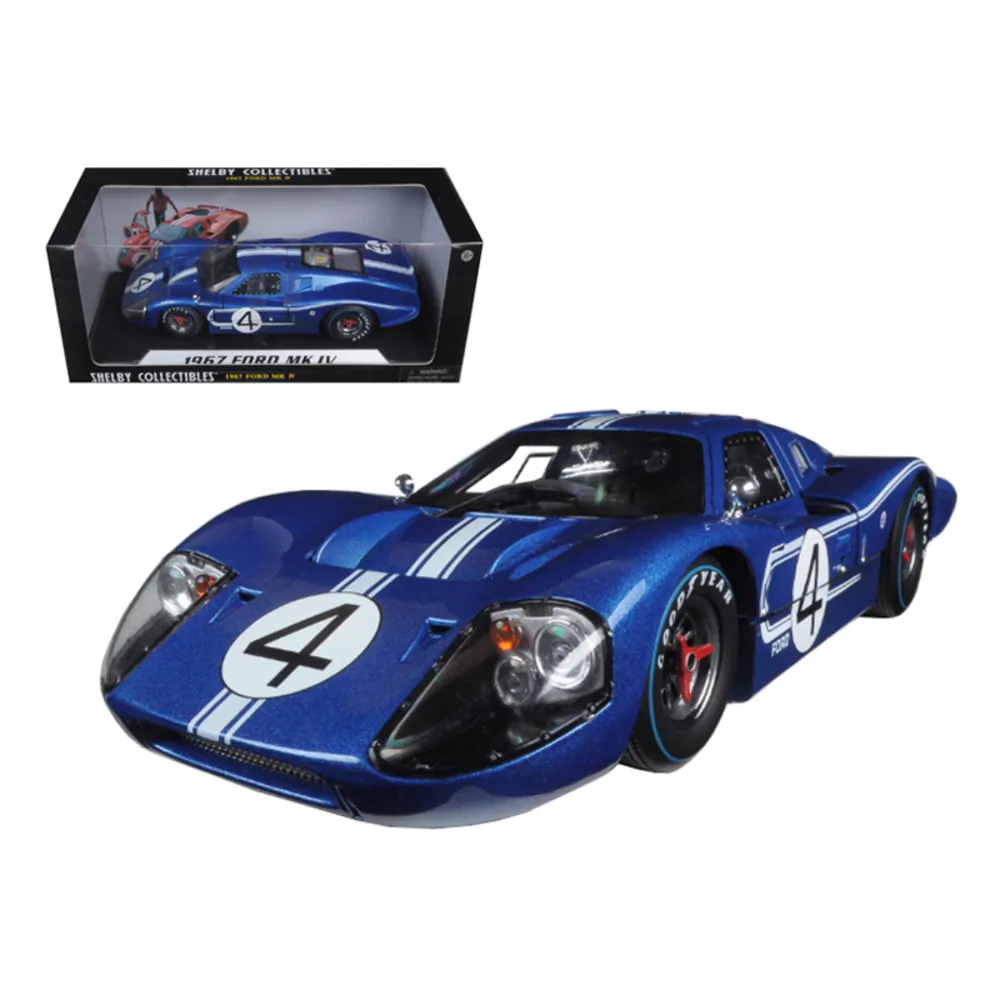 Shelby Collectibles SC426 — Ford GT MK IV #4 '67 Le Mans Diecast Model - 1/18 Scale