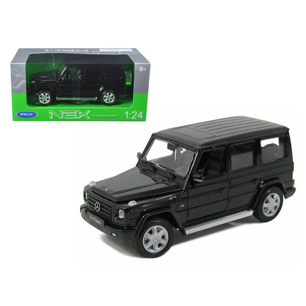 Welly 24012bk — Welly 1/24 Scale Mercedes Benz G Class Black Diecast Model