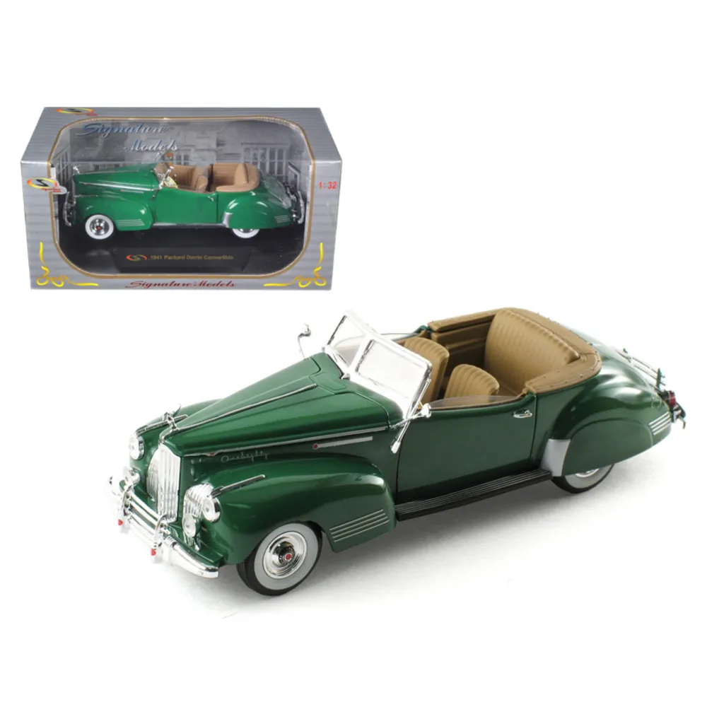 Signature Models 32398gr — 1941 Packard Darrin One Eighty Green 1/32 Diecast Model