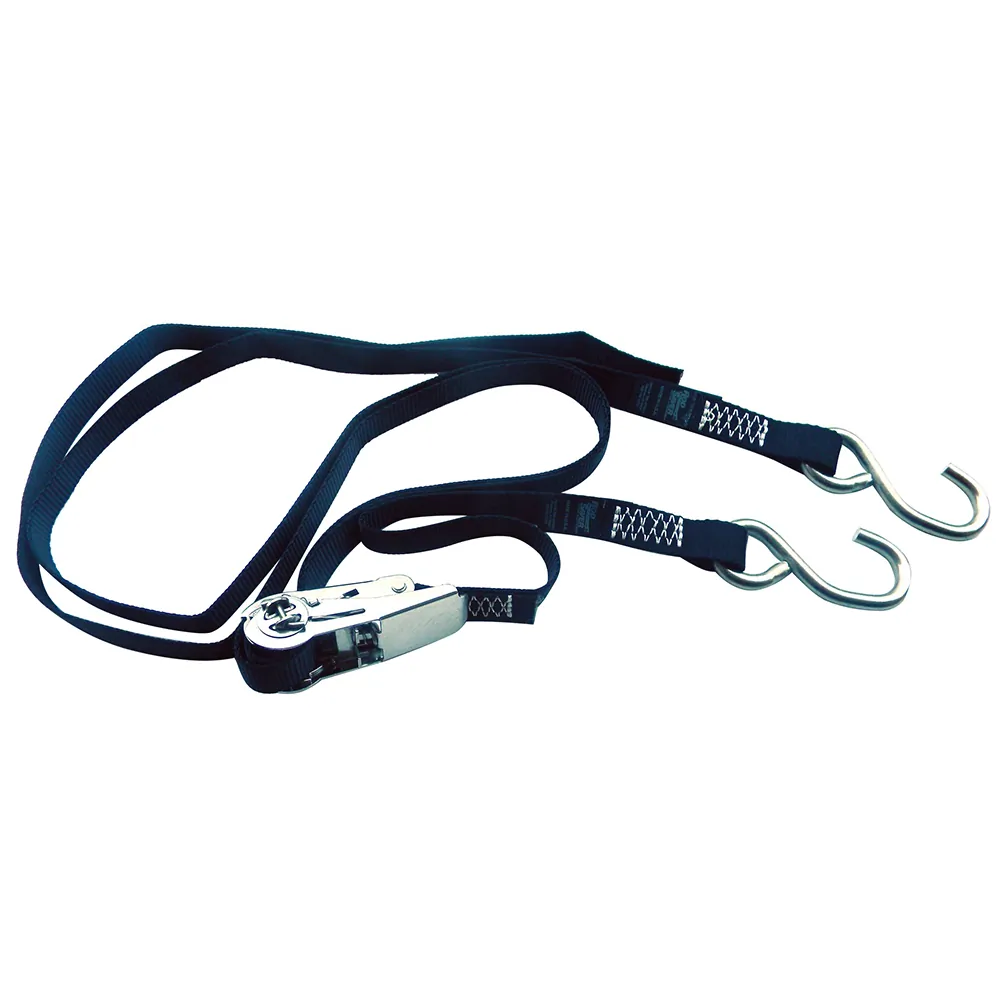 Rod Saver SSRGW16 — 1" x 16' Stainless Steel Ratchet Gunwale Tie-Down