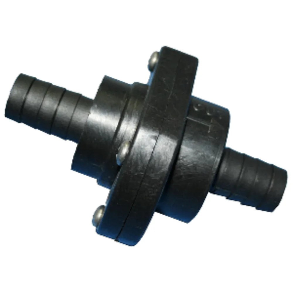 TH Marine Supplies ILS-750-DP — T-H Marine Double Barb Inline Scupper Check Valve - 3/4" - Black