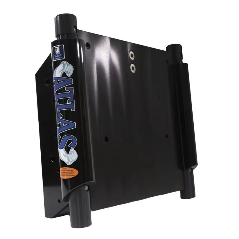 TH Marine Supplies AHJ-12V-B-DP — T-H Marine ATLAS 12" Hydraulic Jack Plate - Gloss Black