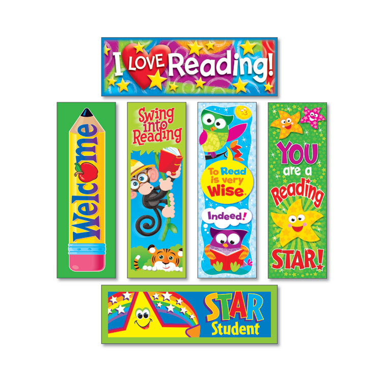 Trend Micro TEP T12907 - Trend Reading Fun Bookmark Combo Pack - Fun ThemeSubject - 1