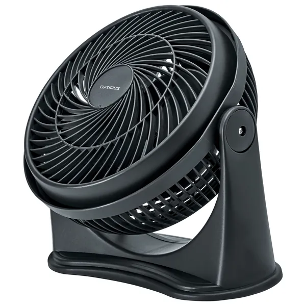OPTIMUS F-7080 — Optimus F-7080 8 Inch 15 Watt High-Performance Air Circulator Fan in Black